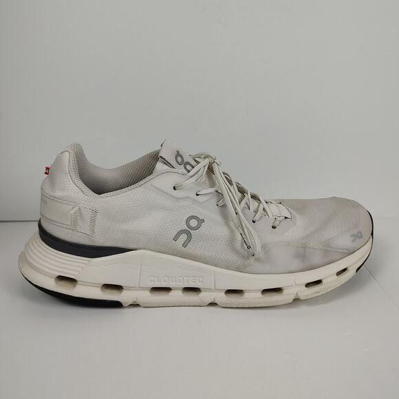 On Cloudnova Form white athletic casual running shoes mens 9.5 - Picture 1 of 8